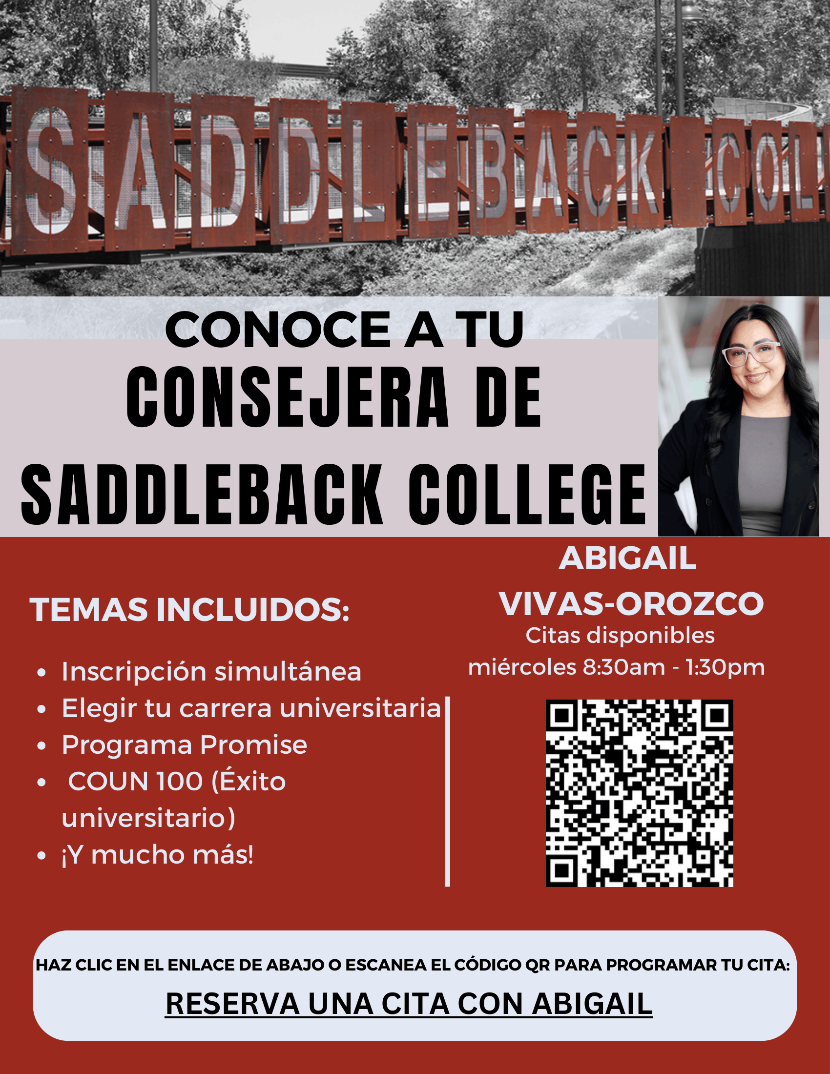 saddleback counselor flyer