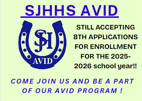 Join SJHHS AVID