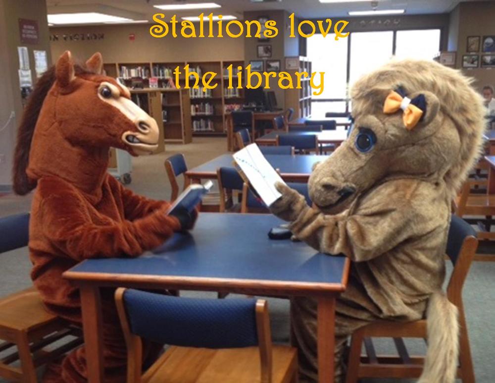 Mascots in the library