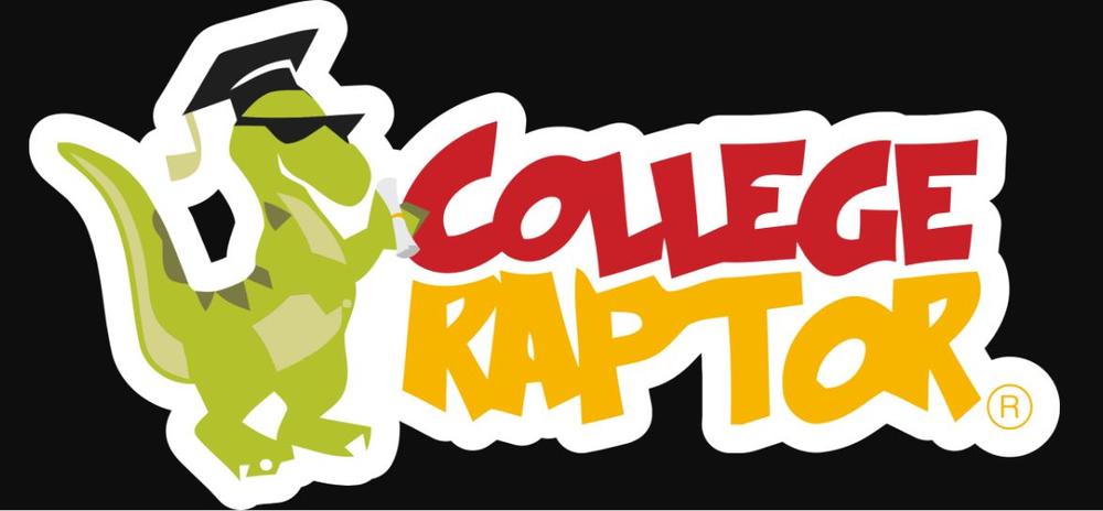 College raptor logo banner