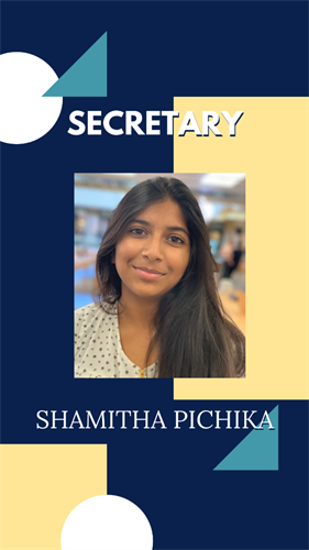 Secretary Shamitha Pichika